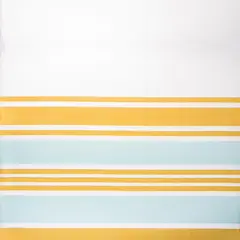 DECO EXPRESS - Cortina Baño Tela Mas Flecos Marinera Turquesa