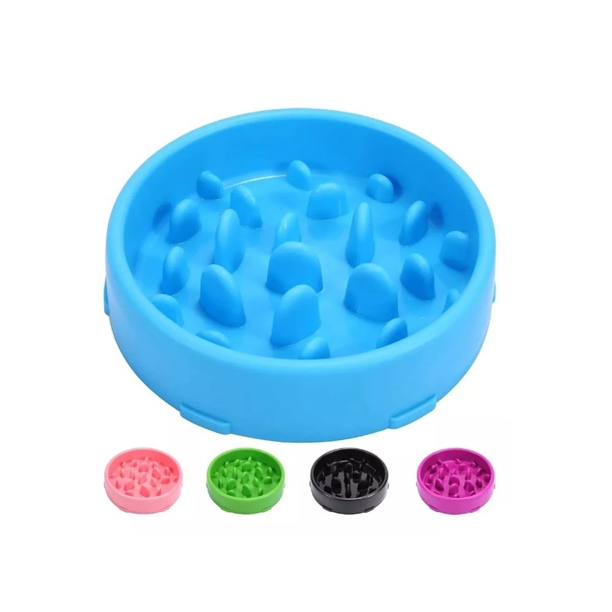 GENERICO - Plato Para Comida De Mascotas Anti Ansiedad Come Lento