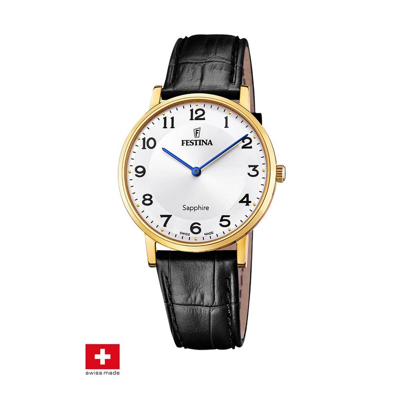 FESTINA SWISS - Reloj F20016/5 Festina Swiss Blanco Hombre Swiss Made