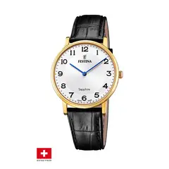 FESTINA SWISS - Reloj F20016/5 Blanco Hombre Swiss Made
