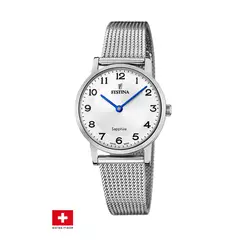 FESTINA SWISS - Reloj F20015/5 Blanco Mujer Swiss Made