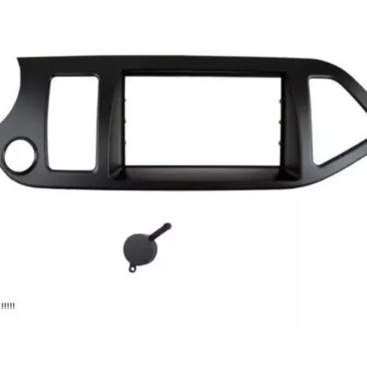 GENERICO - Bisel Adaptador Kia Morning 2012-2015 Para Radio 9 Pulgada