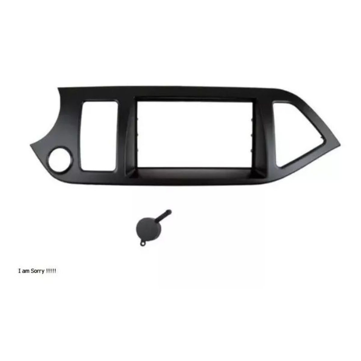 GENERICO - Bisel Adaptador Kia Morning 2012-2015 Para Radio 9 Pulgada