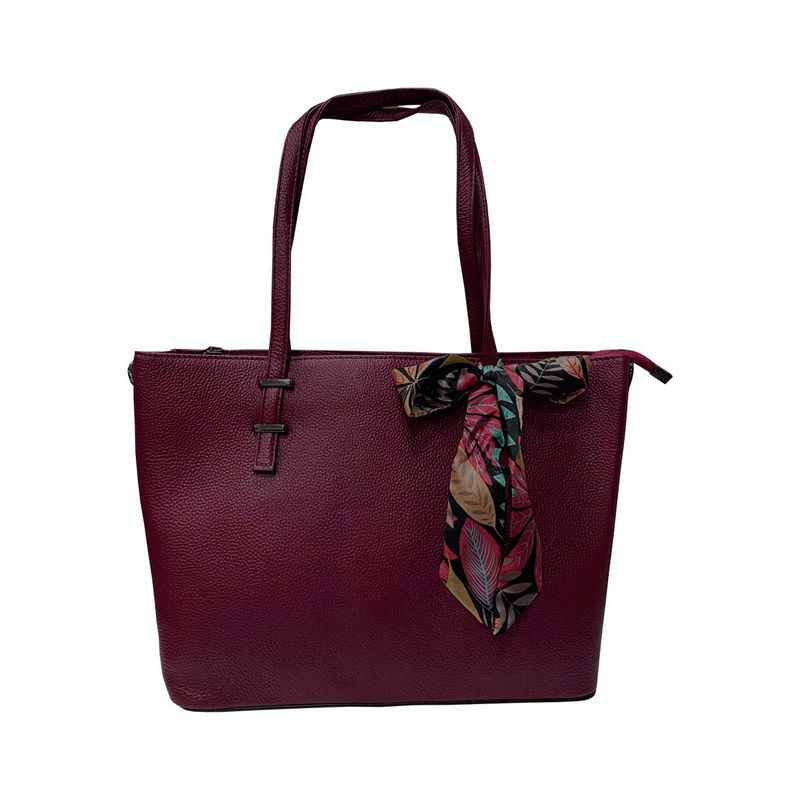 TODOPIEL - Cartera Cuero Mujer Rojo Todopiel