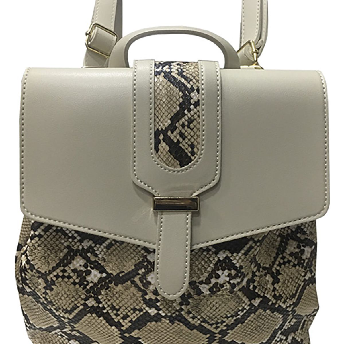 TODOPIEL - Mochila Ecocuero Mujer Beige Todopiel