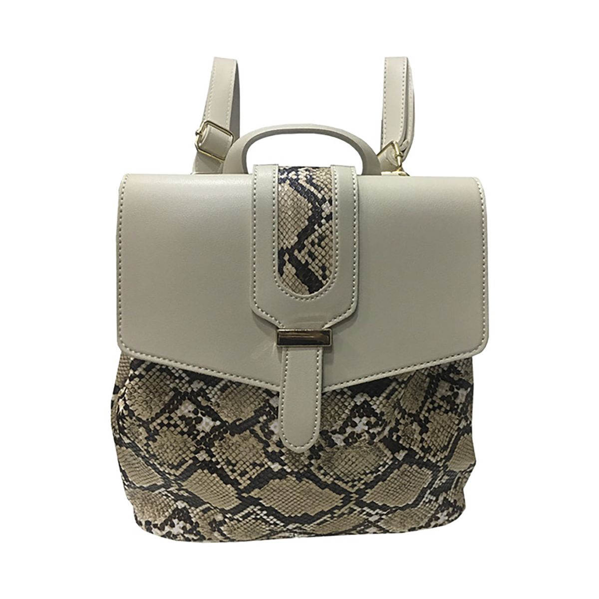 TODOPIEL - Mochila Ecocuero Mujer Beige Todopiel