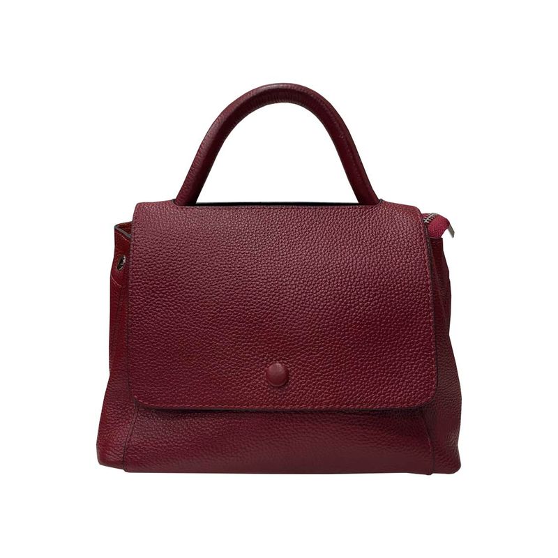 TODOPIEL - Cartera Cuero Mujer Rojo Todopiel