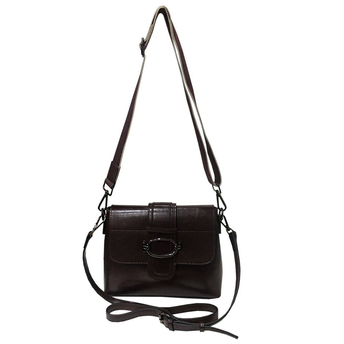 TODOPIEL - Cartera Cuero Mujer Café Todopiel