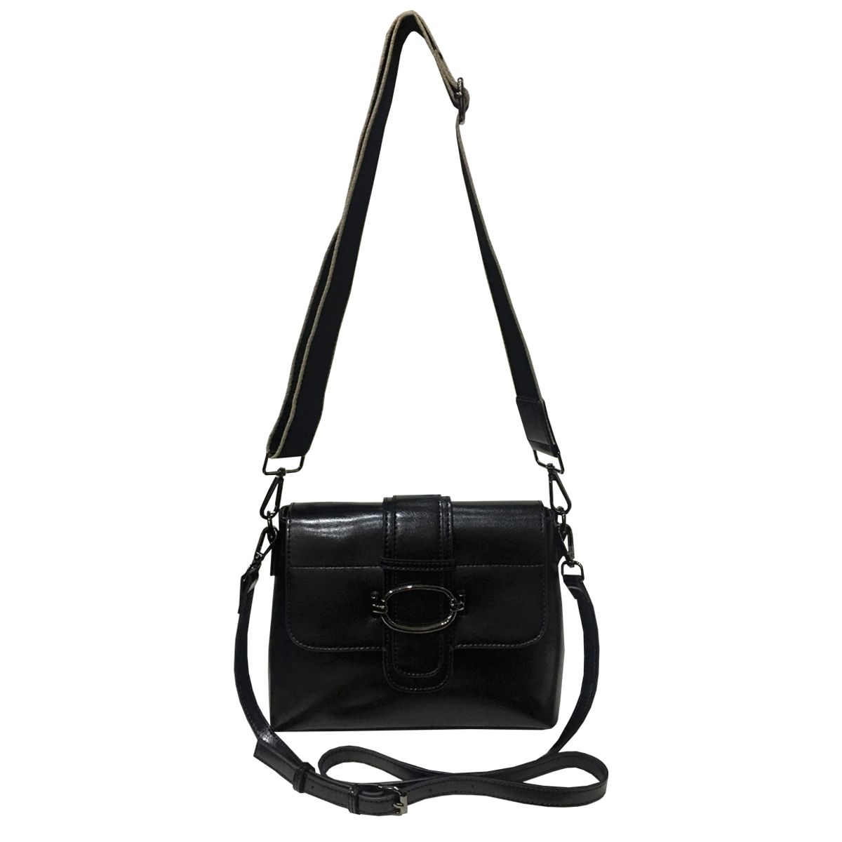 TODOPIEL - Cartera Cuero Mujer Negro Todopiel