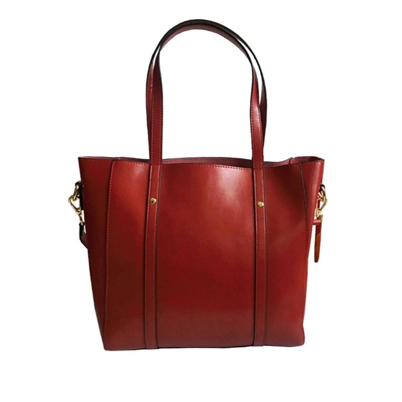 TODOPIEL - Cartera Cuero Mujer Rojo Todopiel