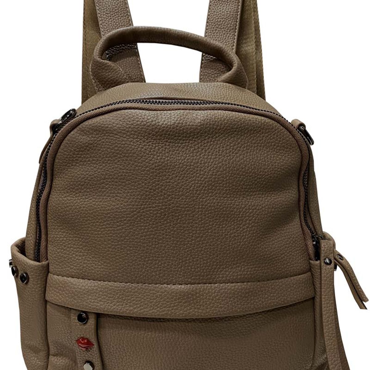 TODOPIEL - Mochila Cuero Mujer Beige Todopiel