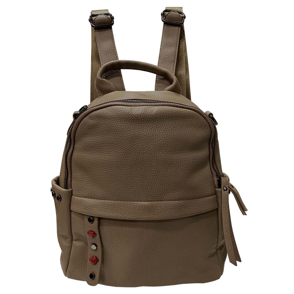 TODOPIEL - Mochila Cuero Mujer Beige Todopiel