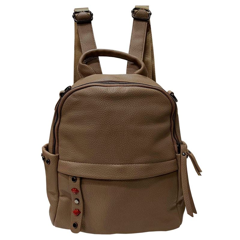 TODOPIEL - Mochila Cuero Mujer Beige Todopiel