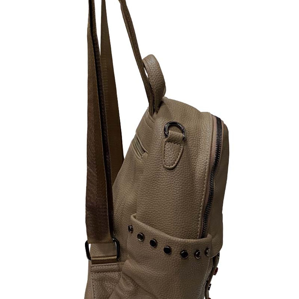 TODOPIEL - Mochila Cuero Mujer Beige Todopiel