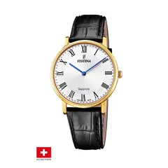 FESTINA SWISS - Reloj F20016/4 Blanco Hombre Swiss Made