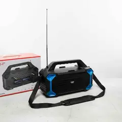GENERICO - Parlante Solar Recargable Con Linterna Radio Usb y puerto Mic