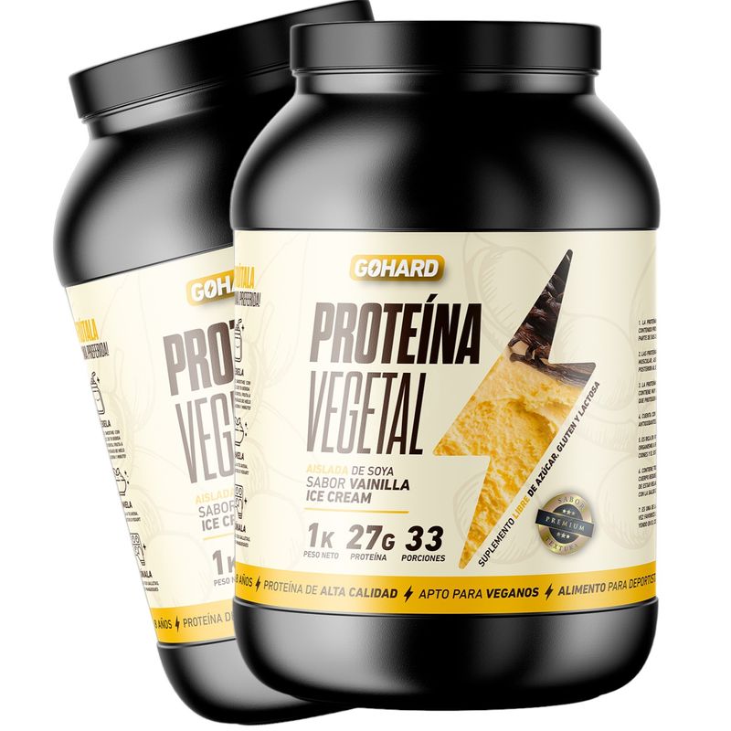 GOHARD - PACK PROTEINAS GOHARD 2KG EN TOTAL 66SV VAINILLA