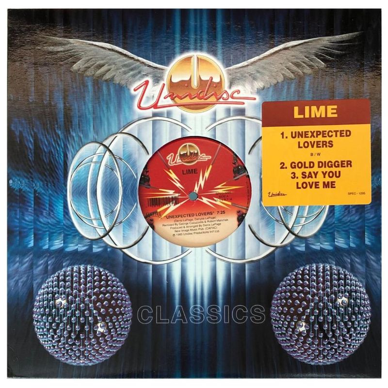 HITWAY MUSIC - LIME - UNEXPECTED LOVERS - 12" MAXI SINGLE VINILO
