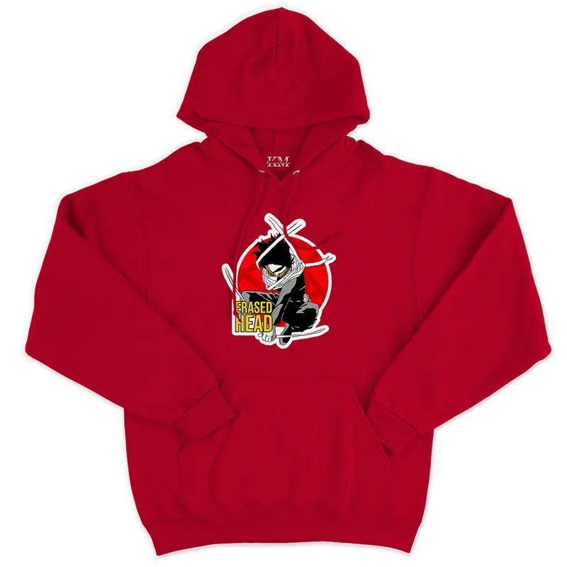 GENERICO - Poleron Canguro Para Niños y Adultos Diseño Anime Erased Head