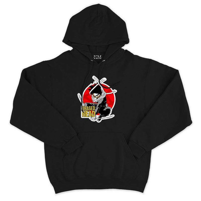 GENERICO - Poleron Canguro Para Niños y Adultos Diseño Anime Erased Head