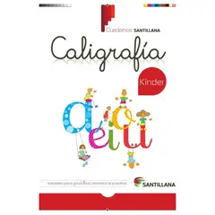 SANTILLANA - Cuaderno caligrafía kínder