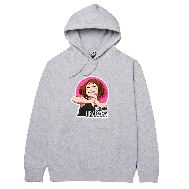 GENERICO - Poleron Canguro Para Niños y Adultos Diseño Anime Ochaco Uraraka