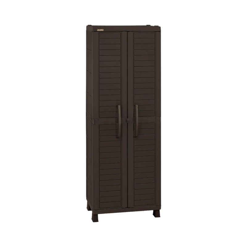 RIMAX - Armario Multiuso Plastico Cafe 189x65x45 Cm Baru Rimax