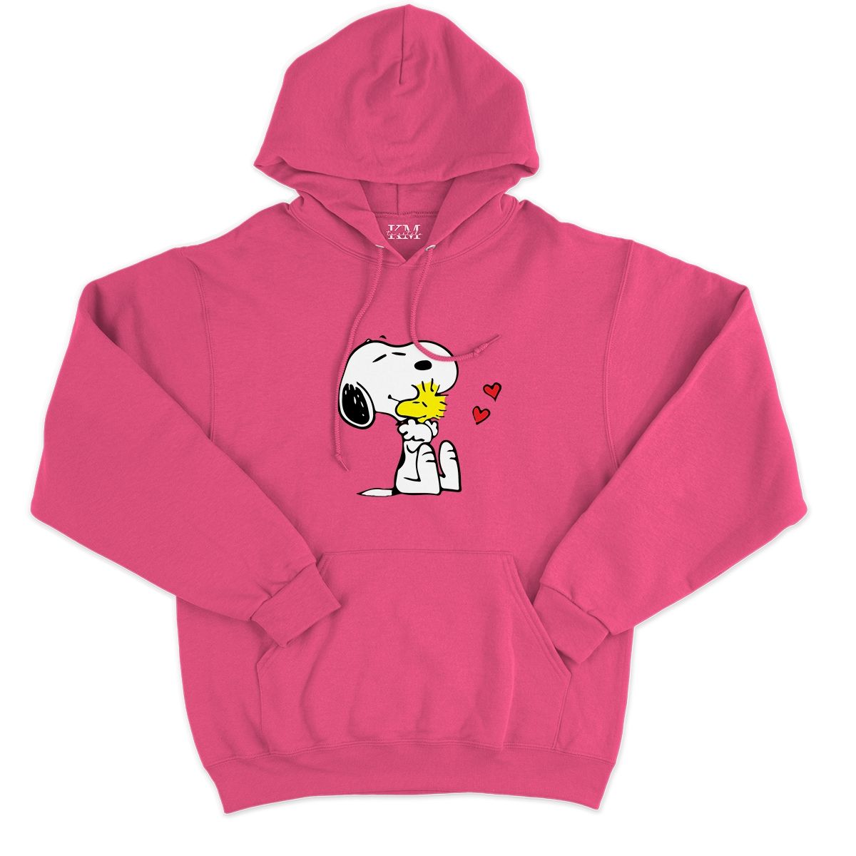 GENERICO - Poleron Canguro Para Niños y Adultos Diseño Snoopy Ama a Woodstock