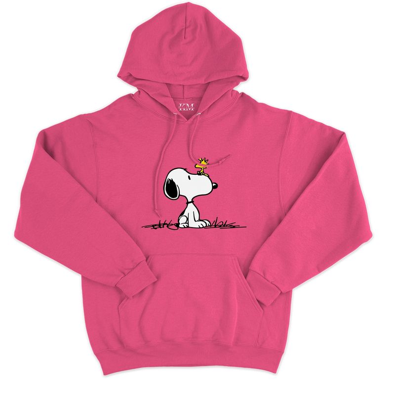 GENERICO - Poleron Canguro Para Niños y Adultos Diseño Snoopy y Woodstock