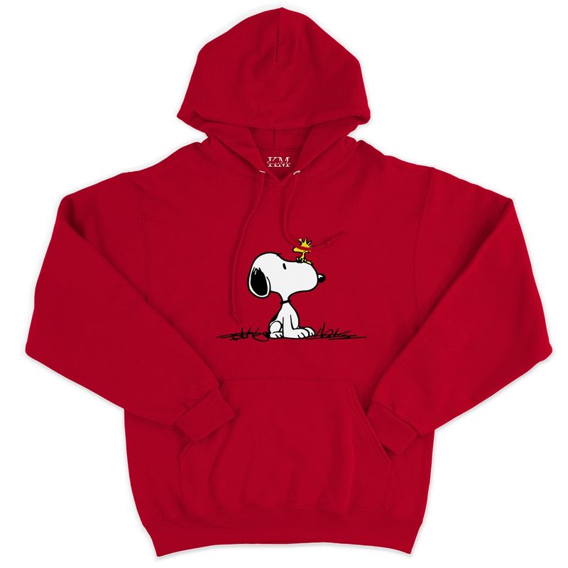 GENERICO - Poleron Canguro Para Niños y Adultos Diseño Snoopy y Woodstock