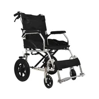 Silla De Ruedas De Traslado Geriátrica Ultra Liviana