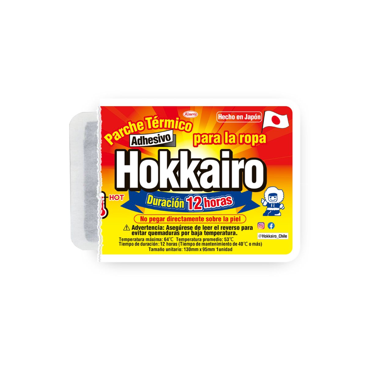 HOKKAIRO - Pack Promocional Hokkairo - 2 Packs (20un.) Parche Térmico