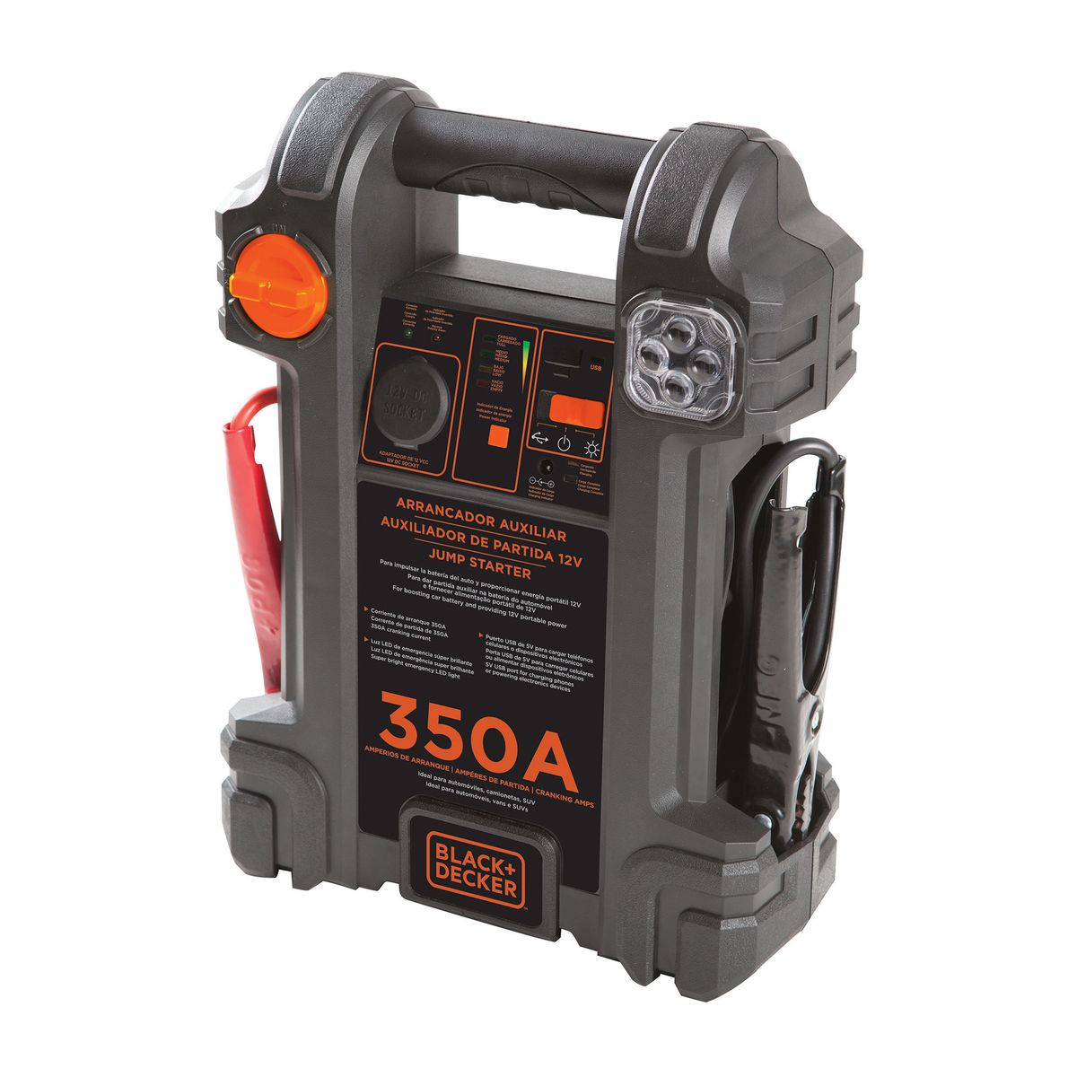 BLACK+DECKER - Partidor auxiliar 350Amp BLACK+DECKER JS350S-B2C