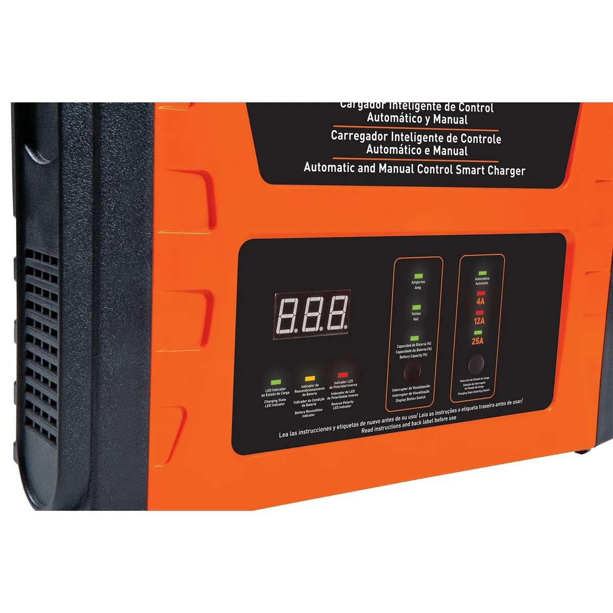 BLACK+DECKER - Cargador de baterías 2 / 8 / 12Amp BLACK+DECKER BC12-B2C