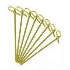 GENERICO - Brochetas Palillos Pincho De Bambú Coctel 75cm 100und
