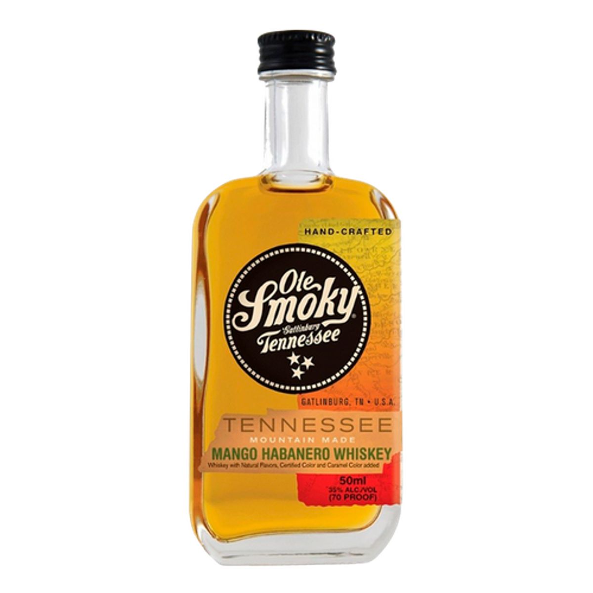 OLE SMOKY - Whisky Ole Smoky Mango Habanero Miniatura 50ml