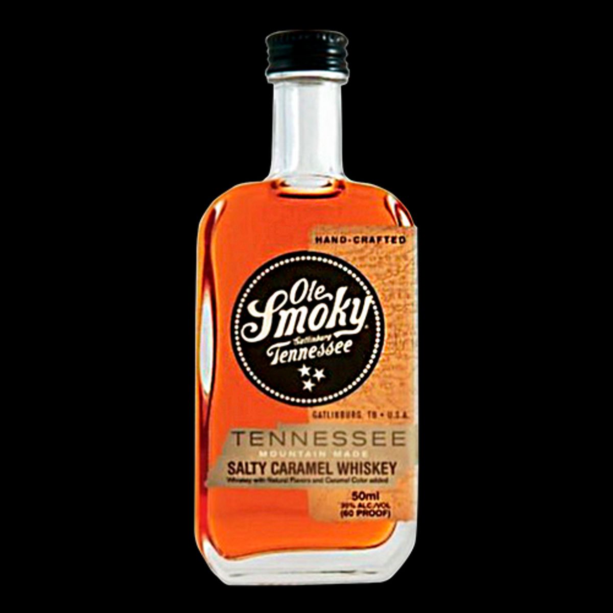 OLE SMOKY - Whisky Ole Smoky Salty Caramel Miniatura 50ml