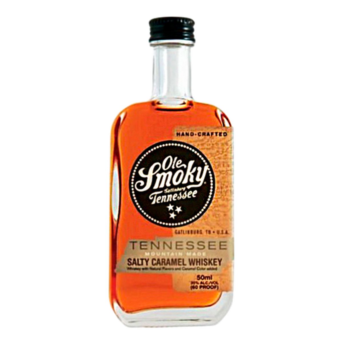OLE SMOKY - Whisky Ole Smoky Salty Caramel Miniatura 50ml