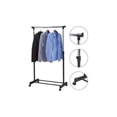 Imagen 2 del producto Perchero Simple Portatil y Extensible Con Ruedas