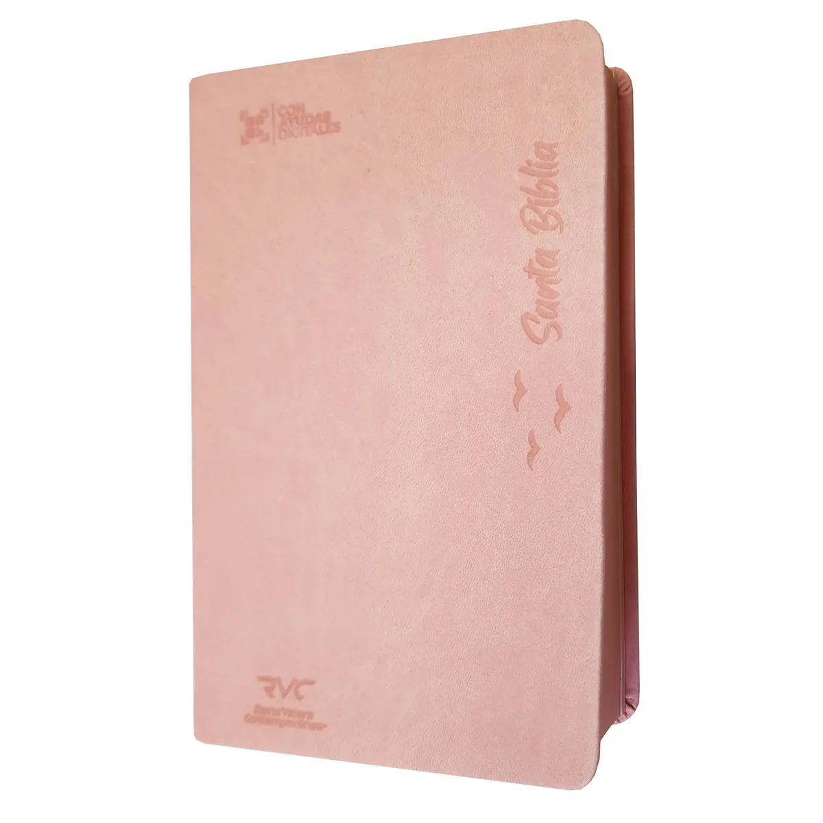 SOCIEDADES BIBLICAS UNIDAS - Biblia RVC Letra Grande concordancia ayudas QR rosado