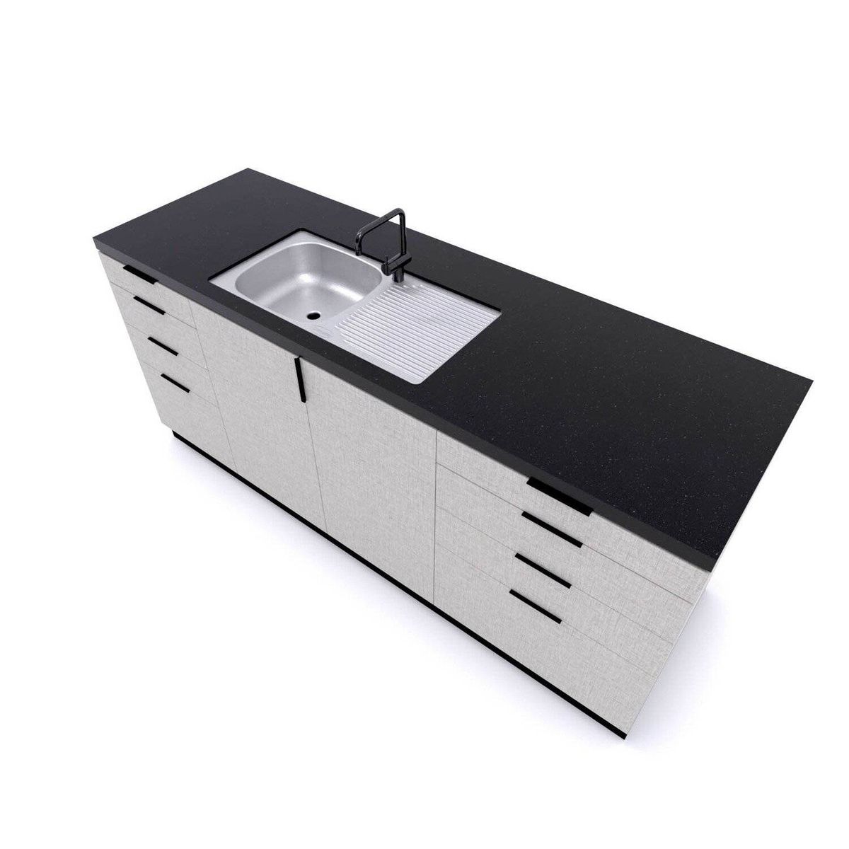 SPLENDID - Lavaplatos empotrado 800x435 c rebalse derecho