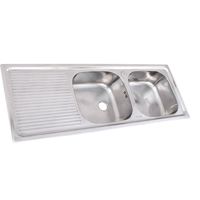 Lavaplatos empotrado 1235x435 c rebalse izquierdo