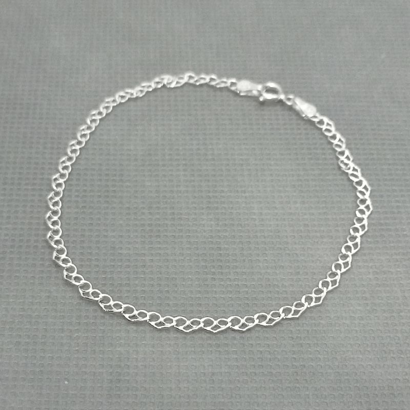 GENERICO - Pulsera Corazones de Plata