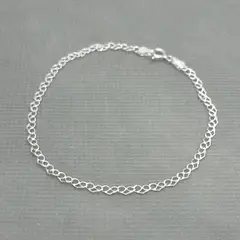 GENERICO - Pulsera Corazones de Plata