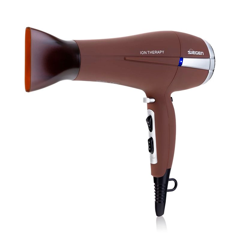 SIEGEN - Secador de pelo Siegen SG-3043 Ion therapy Marrón 2200W