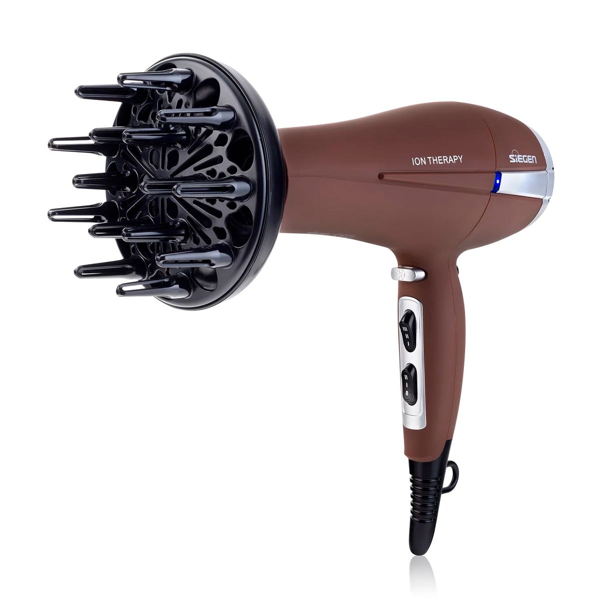 SIEGEN - Secador de pelo Siegen SG-3043 Ion therapy Marrón 2200W