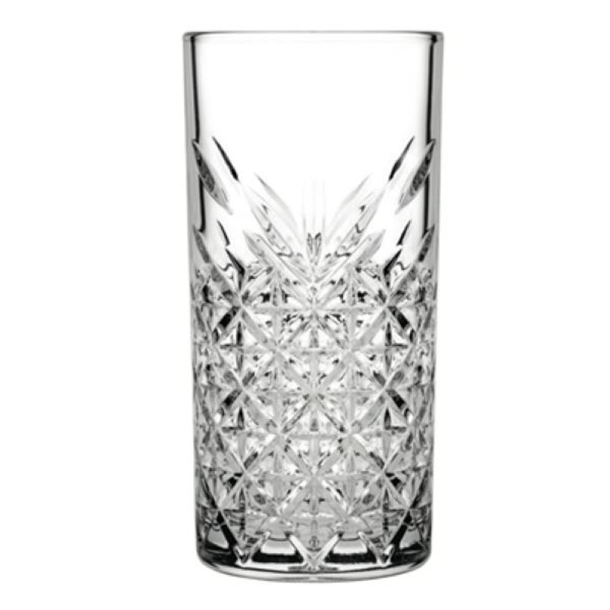 PASABAHCE - Set De 6 Vasos Vidrio Alto Timeless 295cc