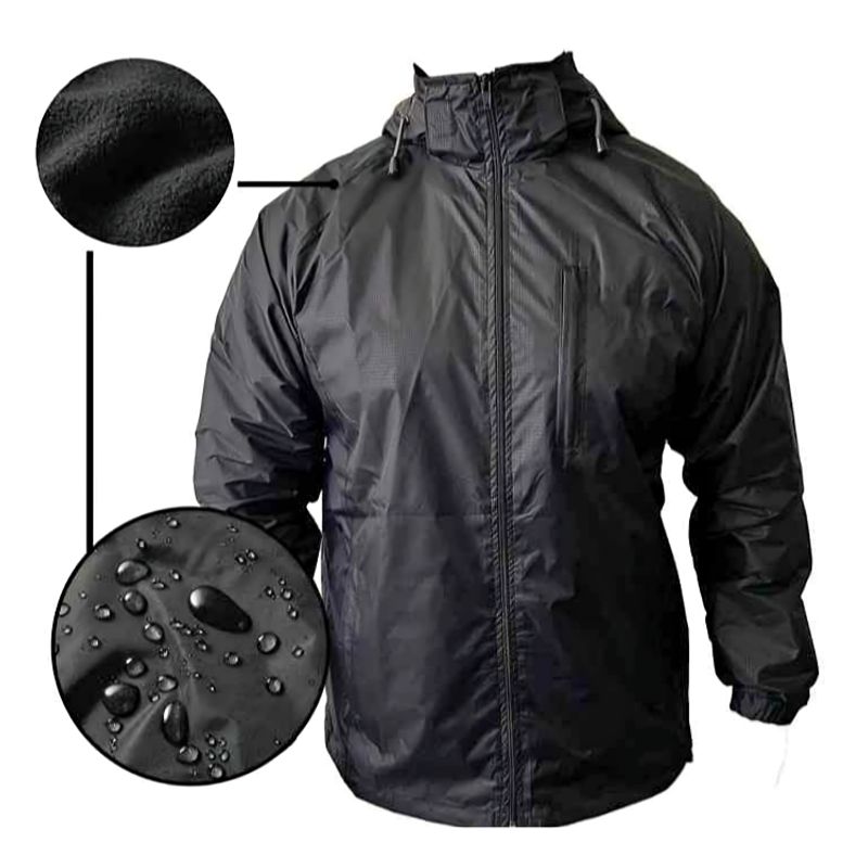 D'JOE - Chaqueta Cortaviento Impermeable Hombre