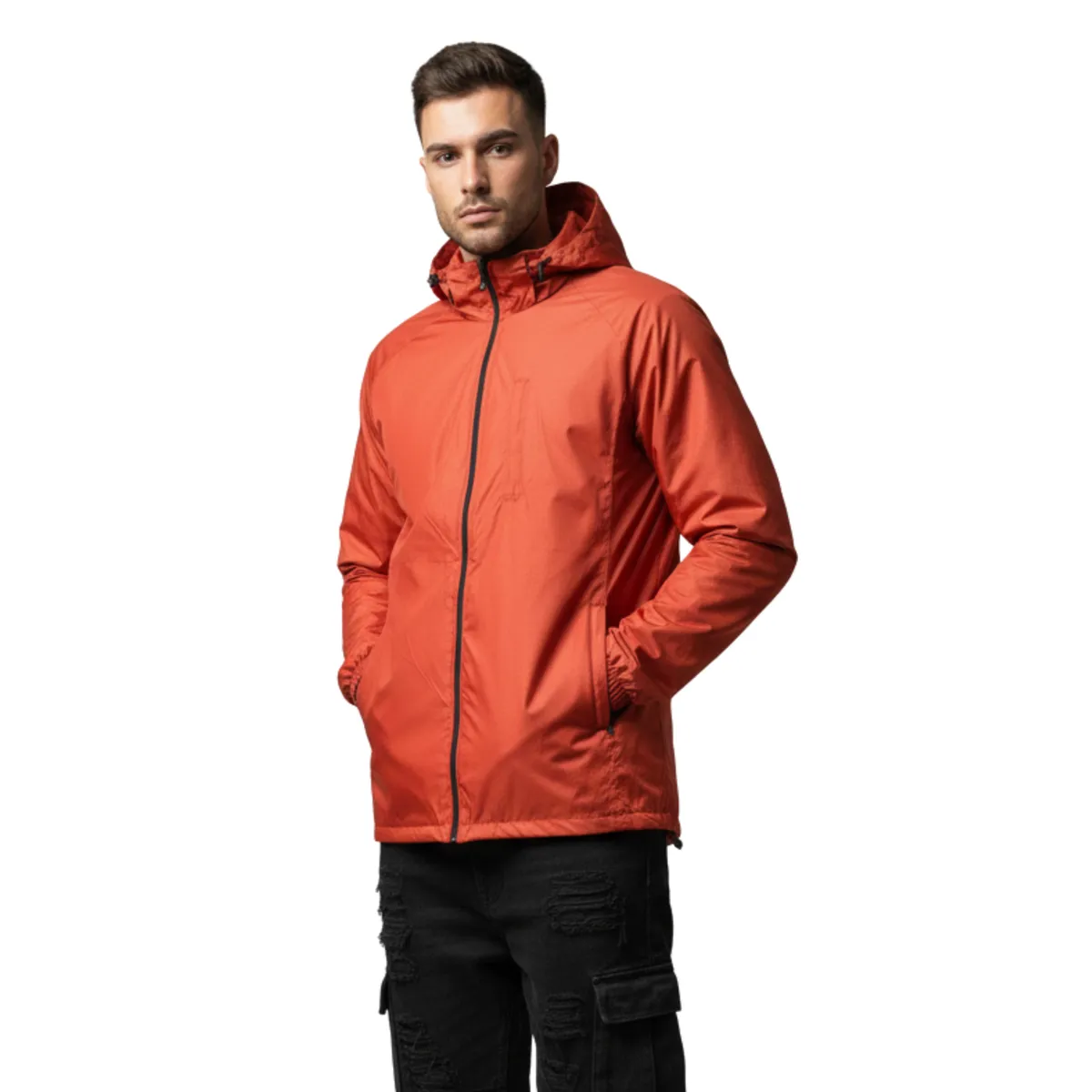 D'JOE - Chaqueta Cortaviento Impermeable Hombre