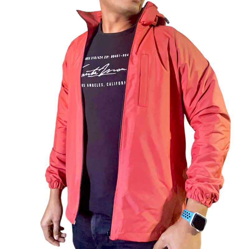 D'JOE - Chaqueta Cortaviento Impermeable Hombre